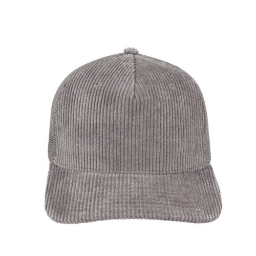 5 Panel Corduroy Trucker Cap